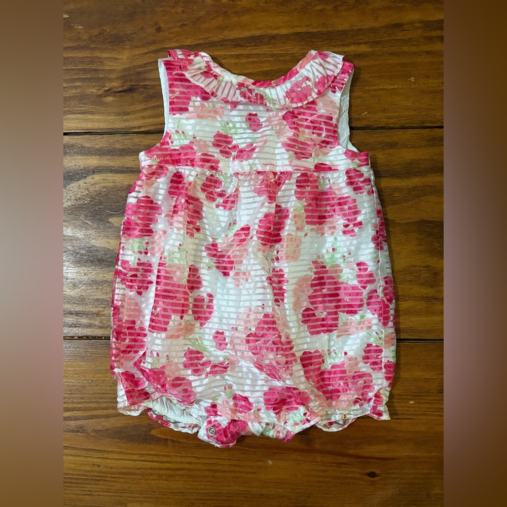 Floral Easter Bubble 12-18 Months